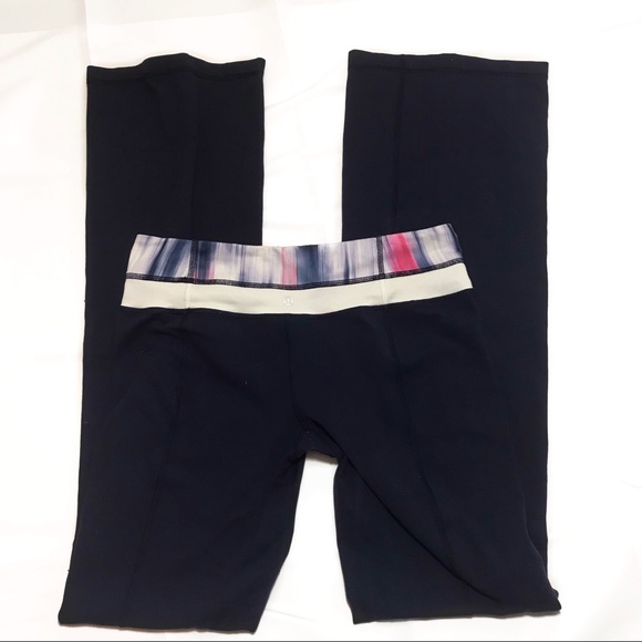 lululemon athletica Pants - Lululemon navy blue wide leg yoga pants